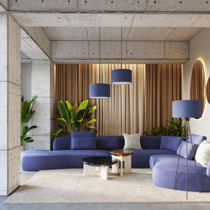 Staande lamp NEVIA marine