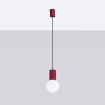 Hanglamp HALO 1 bordeauxrood