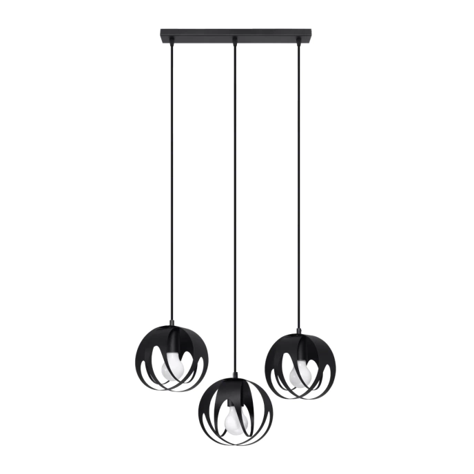 Hanglamp TULOS 3L zwart
