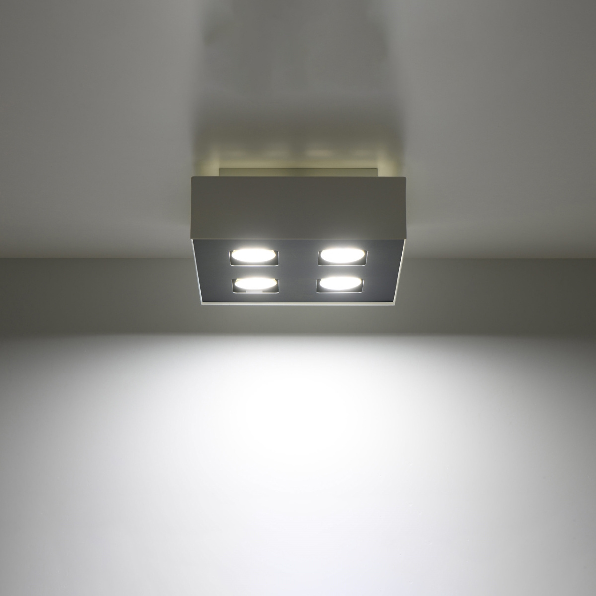 Plafondlamp MONO 4 wit