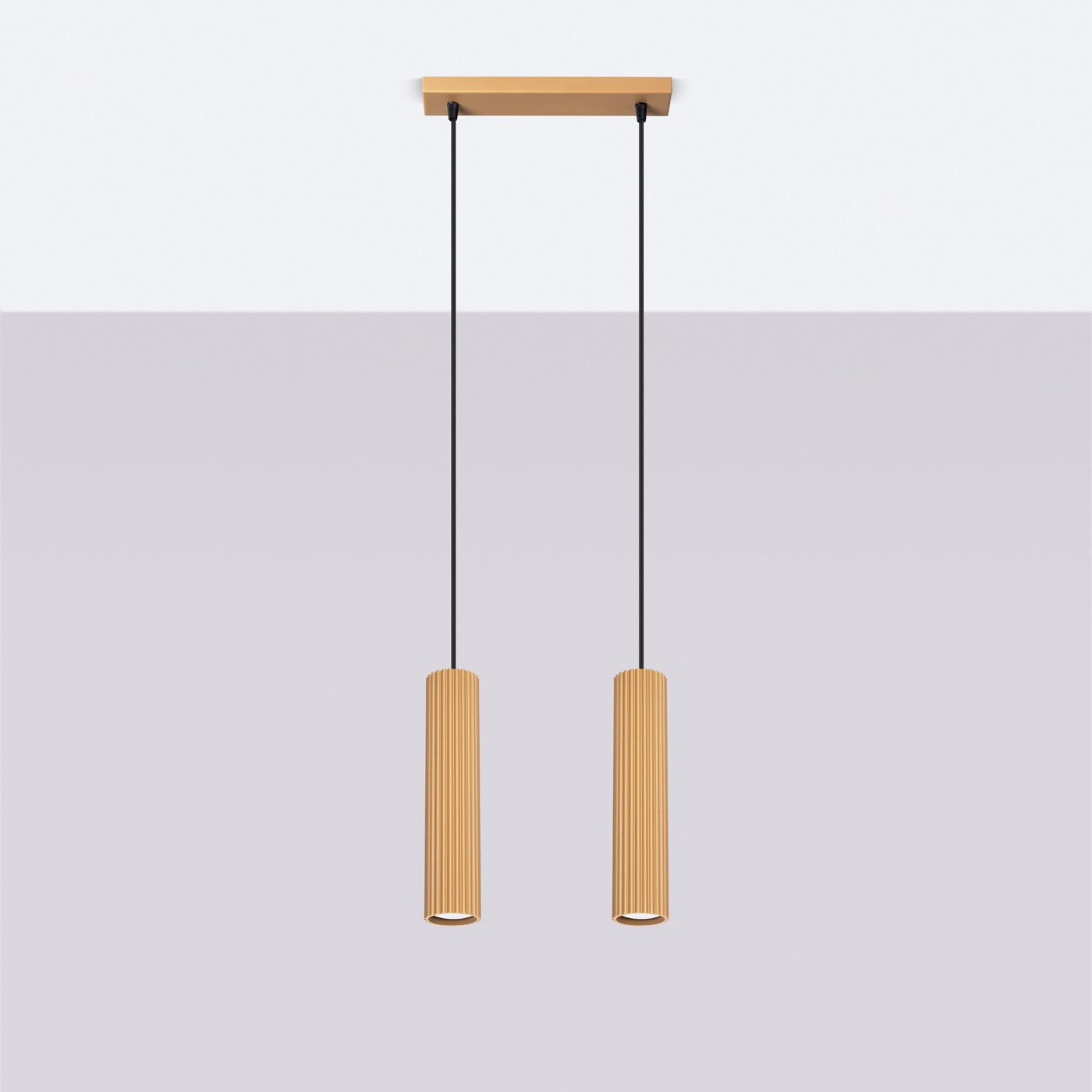 Hanglamp KARBON 2 goud