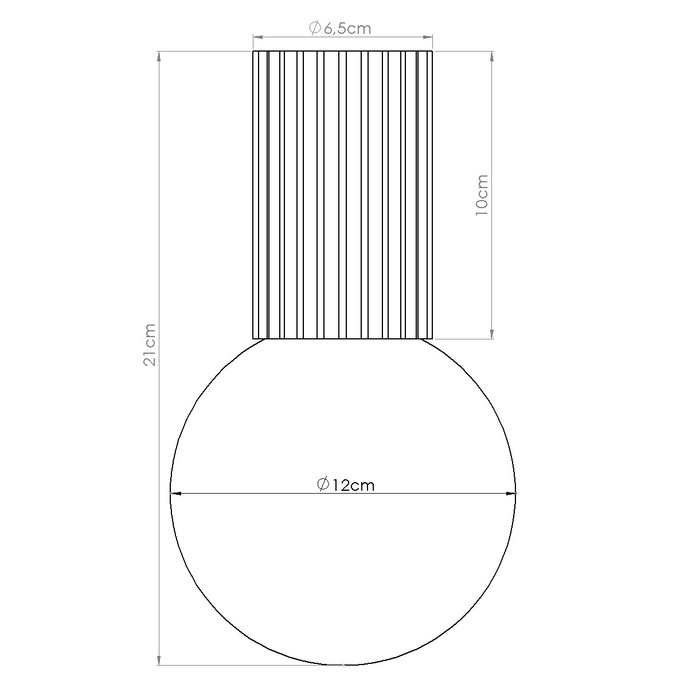 Plafondlamp HALO rode okra IP44