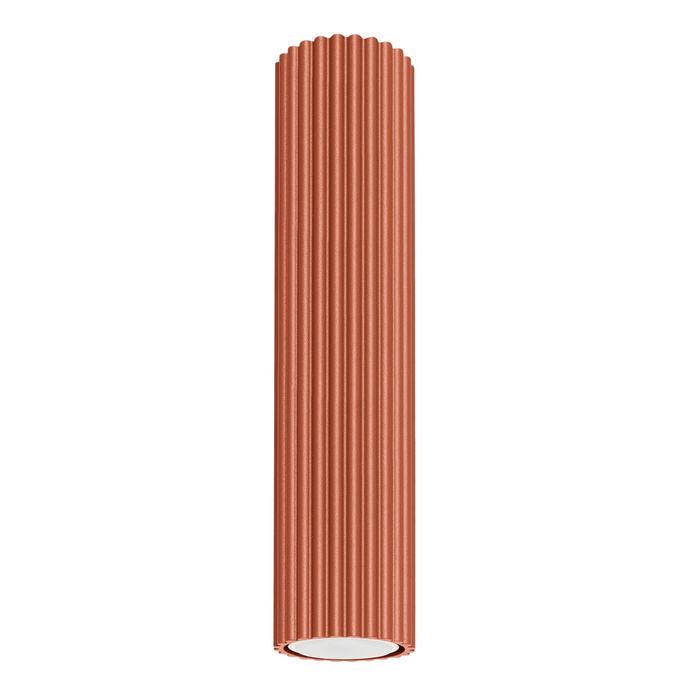 Plafondlamp KARBON 30 rood oker