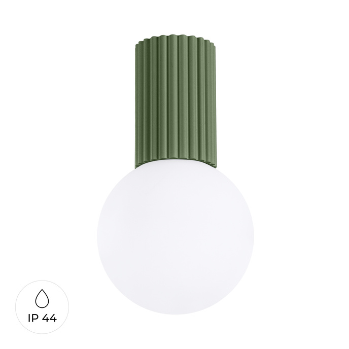 Plafondlamp HALO olijfgroen IP44
