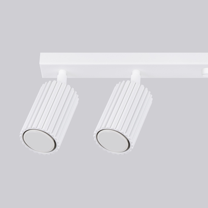 Plafondlamp KARBON 6L wit