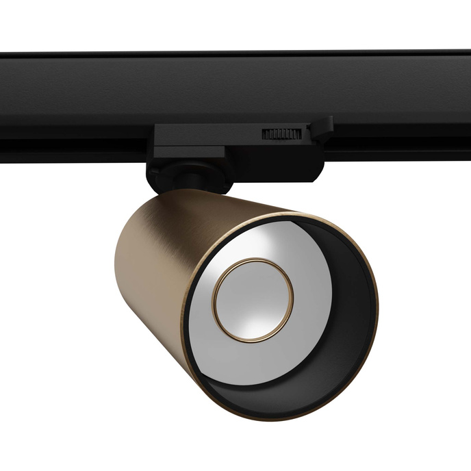 AURA geborsteld messing GU10 3000K 7W 540lm