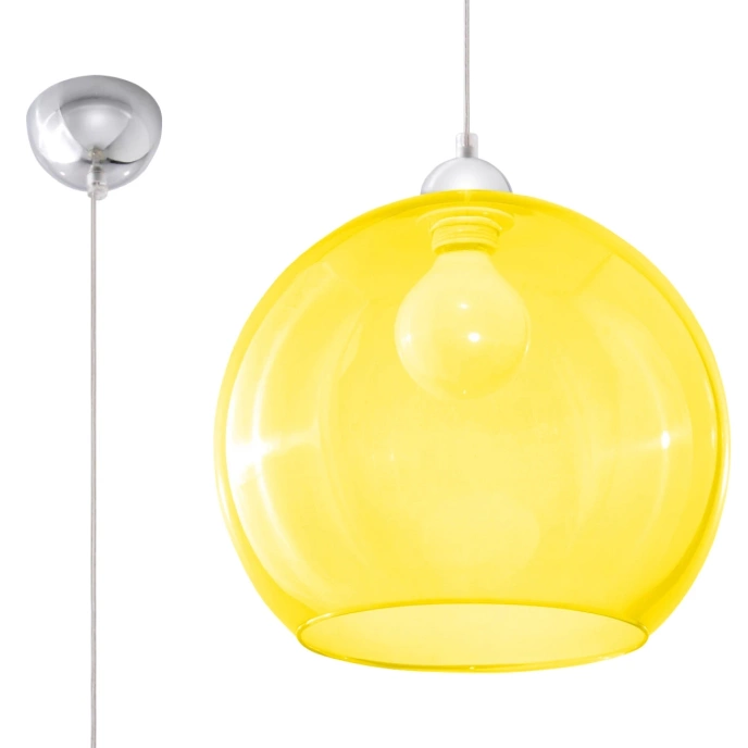 Hanglamp BALL geel