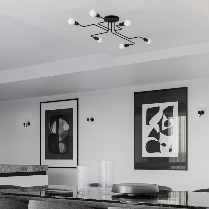 Wandlamp VECTOR zwart