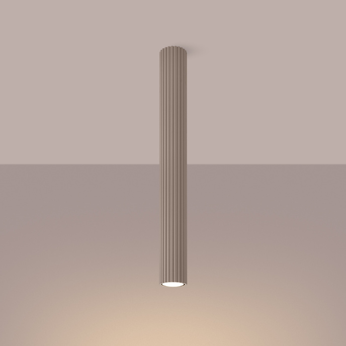 Plafondlamp KARBON 60 taupe