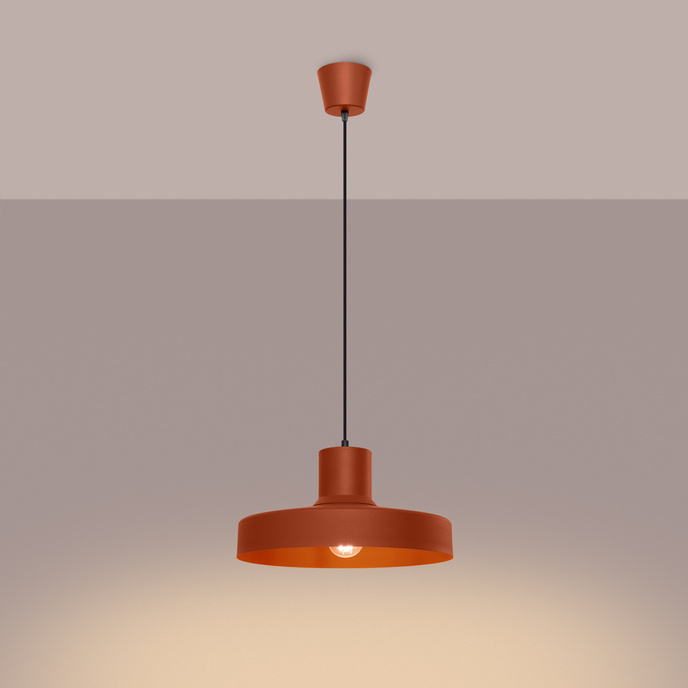 Hanglamp BILO rood oker