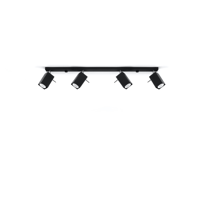 Plafondlamp MERIDA 4L zwart
