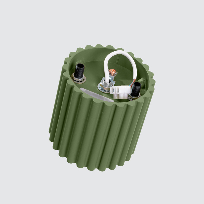 Plafondlamp AURA 1 olijfgroen GU10