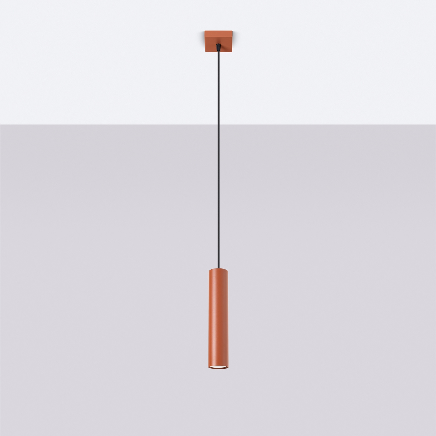 Hanglamp LAGOS 1 rood oker