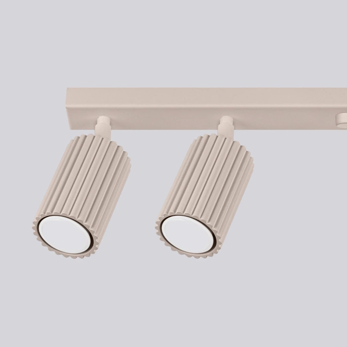 Plafondlamp KARBON 4 taupe