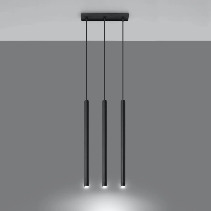 Hanglamp PASTELO 3 zwart