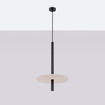 Hanglamp FELTRO 1 zwart/beige