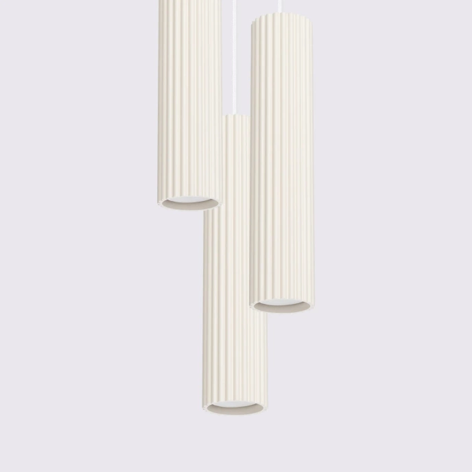 Hanglamp KARBON 3P beige