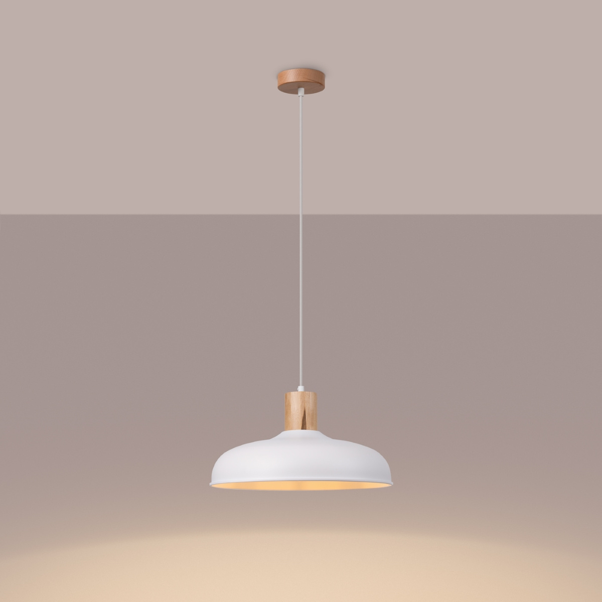Hanglamp INDY wit