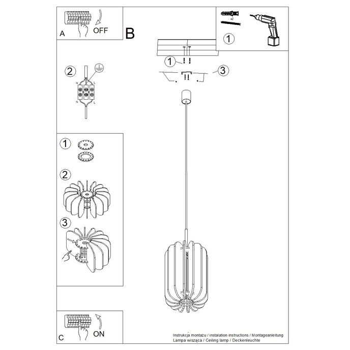 Hanglamp MULA 27 marine
