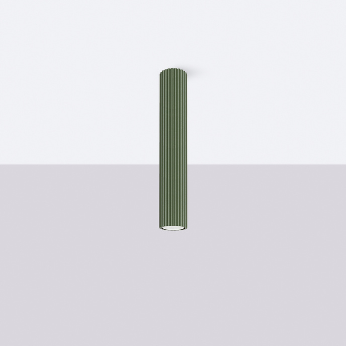 Plafondlamp KARBON 40 olijfgroen