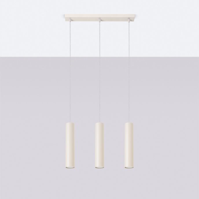 Hanglamp LAGOS 3L beige
