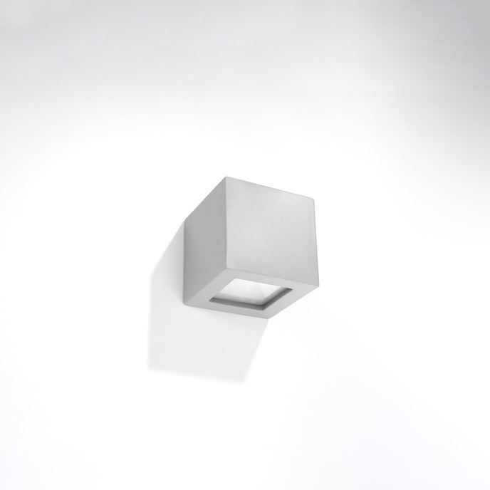 Wandlamp keramiek LEO grijs