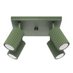 Plafondlamp KARBON 4 olijfgroen