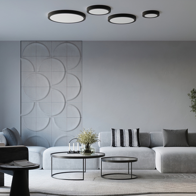 Plafondlamp ONYX 30 wit LED 3000K