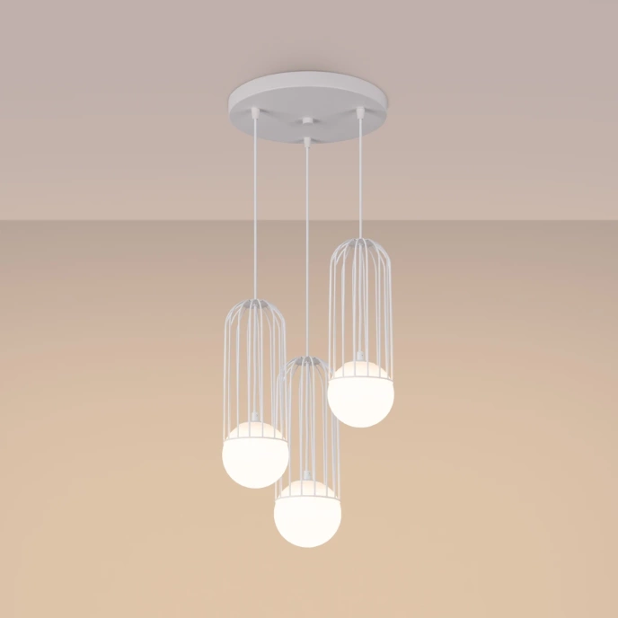Hanglamp BRINA 3P wit