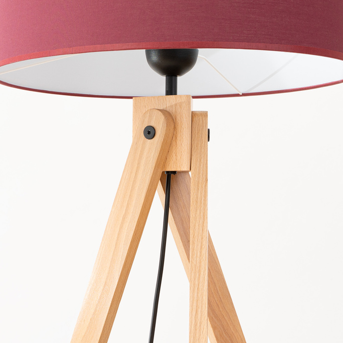 Staande lamp NATT bordeaux