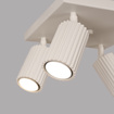 Plafondlamp KARBON 4 beige