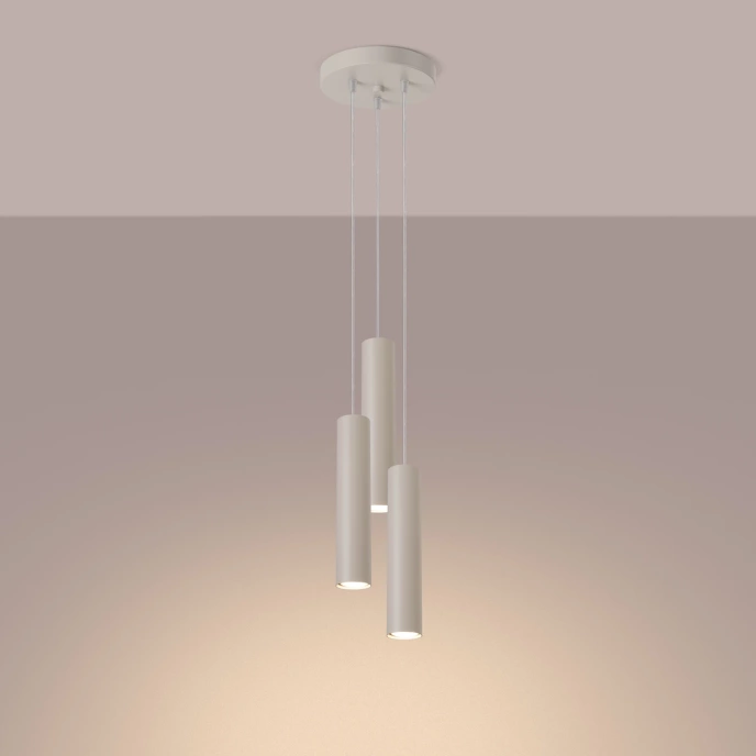 Hanglamp LAGOS 3P beige