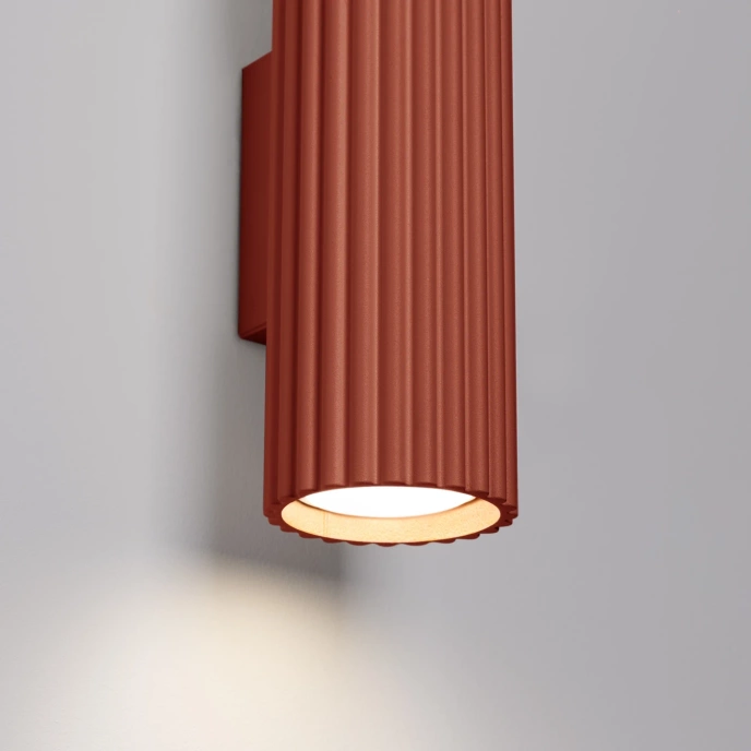 Wandlamp KARBON 20 rood oker