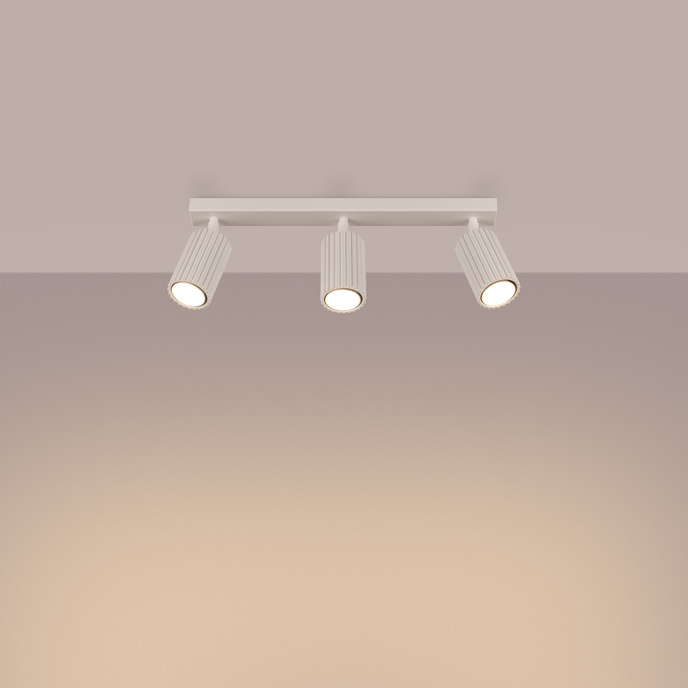 Plafondlamp KARBON 3L beige