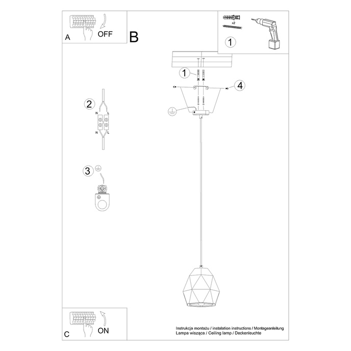 Hanglamp keramiek MINT