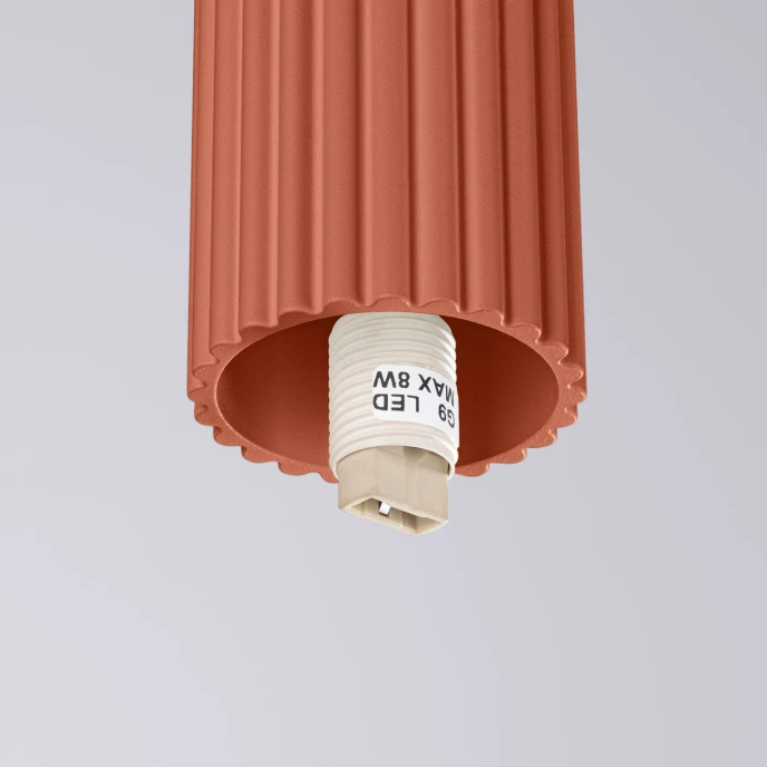 Plafondlamp HALO rode okra IP44