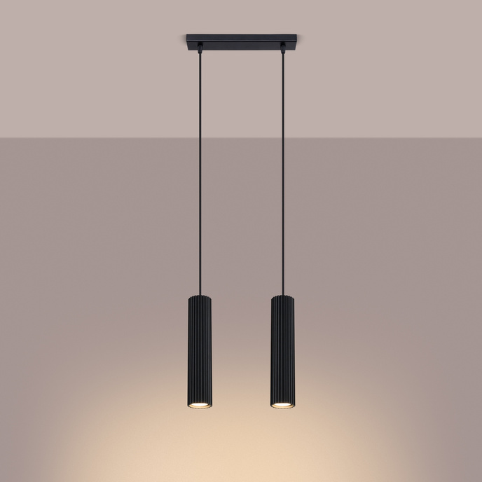 Hanglamp KARBON 2 zwart