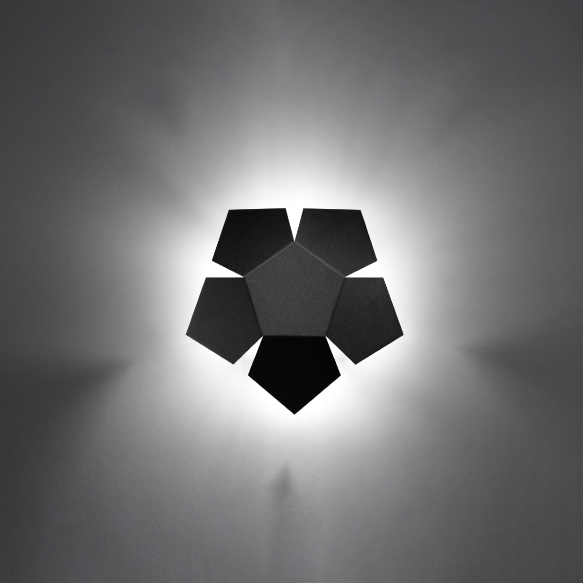Wandlamp PENTA zwart