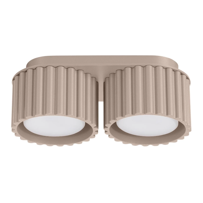 Plafondlamp AURA 2 taupe Gx53
