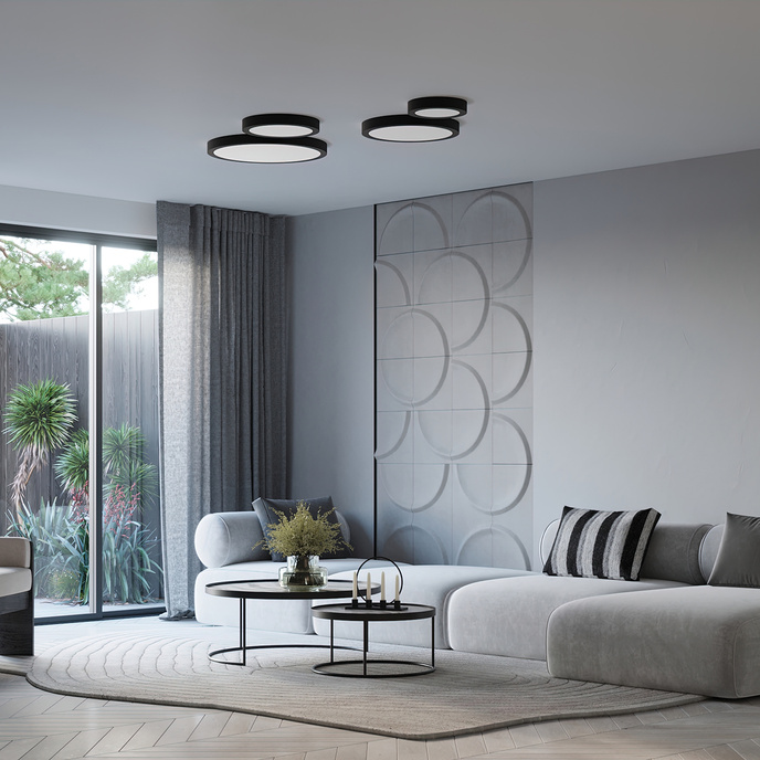 Plafondlamp ONYX 30 wit LED 3000K