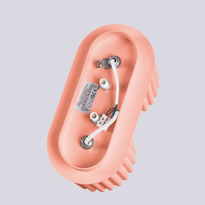 Plafondlamp AURA 2 perzik GU10