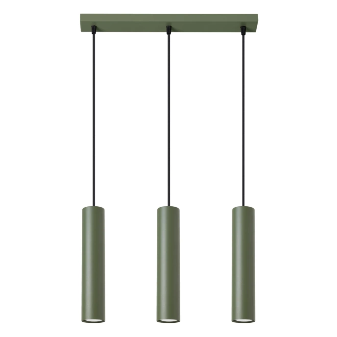 Hanglamp LAGOS 3L olijfgroen