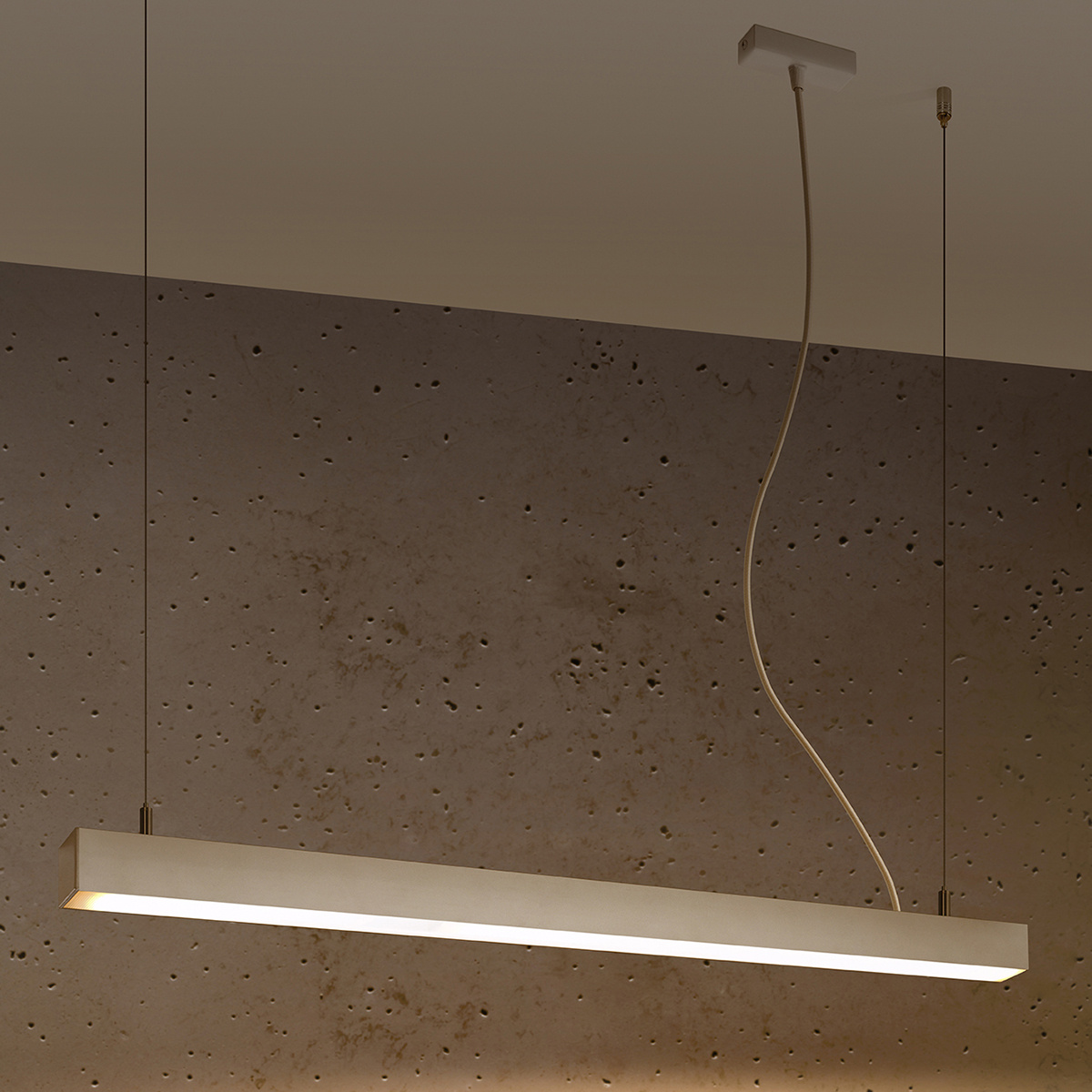 Hanglamp PINNE 90 wit
