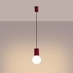 Hanglamp HALO 1 bordeauxrood