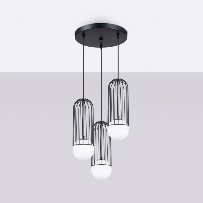 Hanglamp BRINA 3P zwart