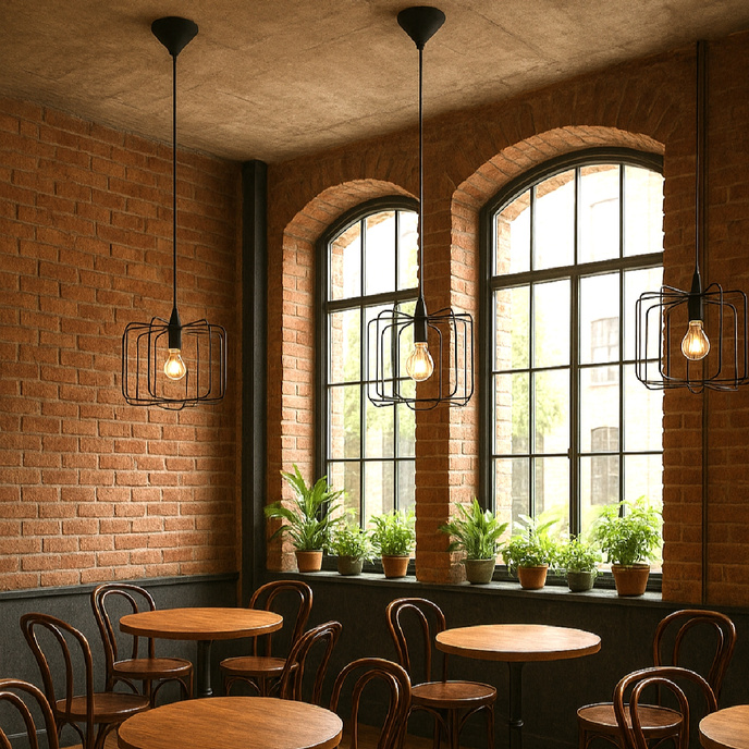 Hanglamp SKAAR zwart