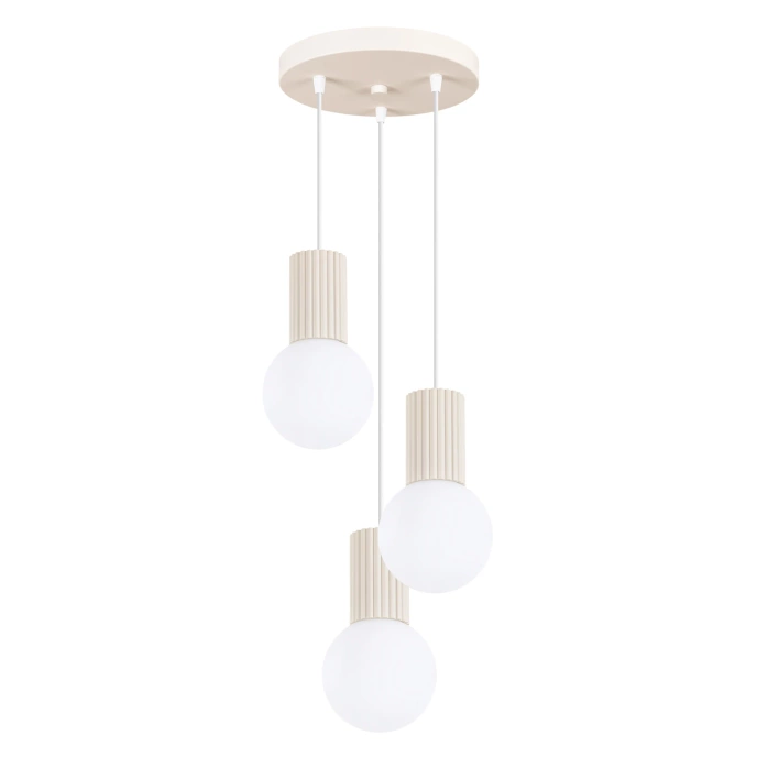 Hanglamp HALO 3P beige