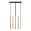 Hanglamp PASTELO 5L hout