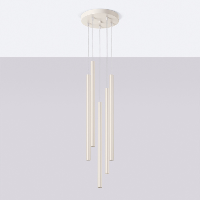 Hanglamp PASTELO 5P beige