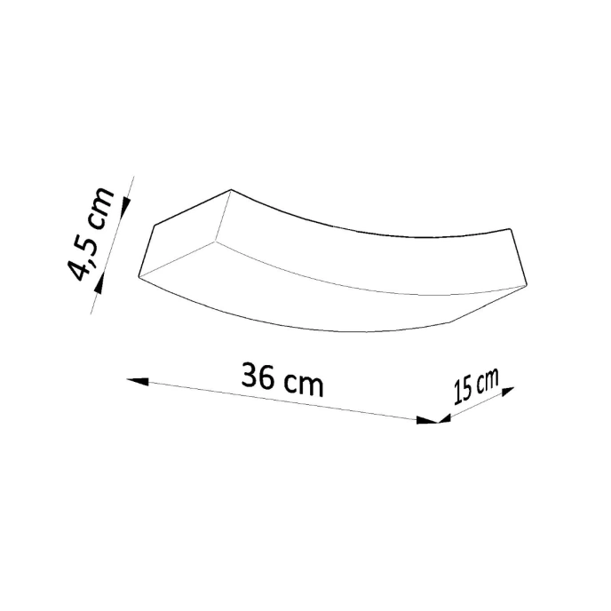 Wandlamp keramiek HATTOR